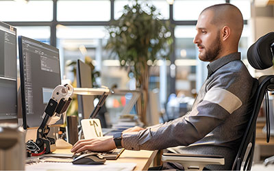 Poste de travail aménagé